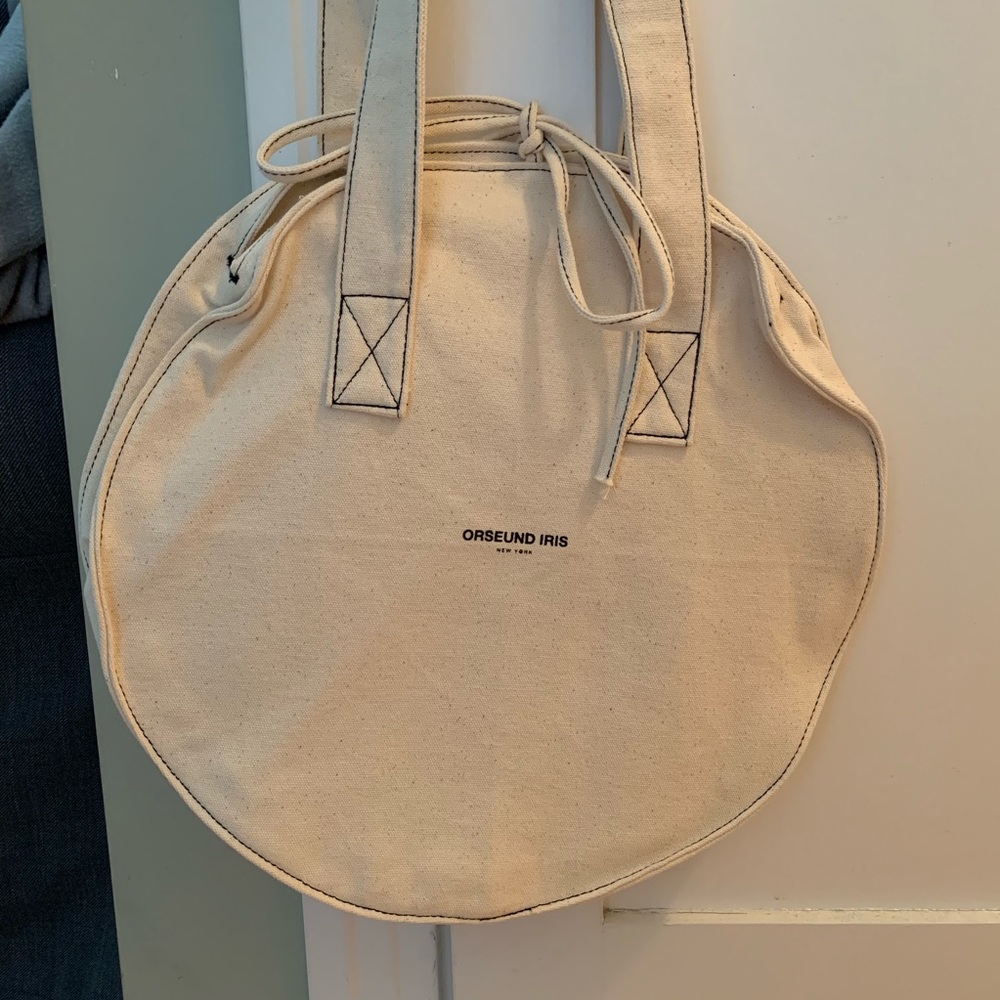 Brand new Orseund Iris circle canvas bag